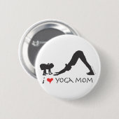 Yoga mama ronde button 5,7 cm (Voorkant /achterkant)