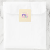 Yoga Mama Schattigee Pastel Sticker (Tas)