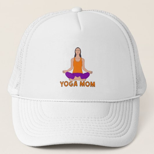 Yoga mama trucker pet (Voorkant)