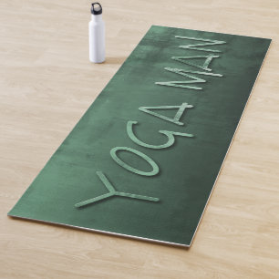 Yoga Man groene bijtende Yogamat