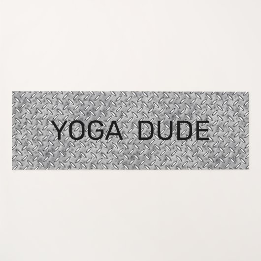 Yoga Man Metal Gray Yogamat (Voorkant (horizontaal))
