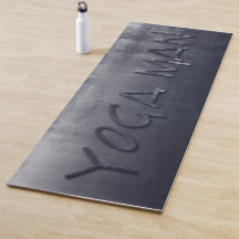 Yoga Man Navy Blue Grey Rustic