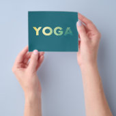 Yoga Mandala custom text Flyer (Hand)