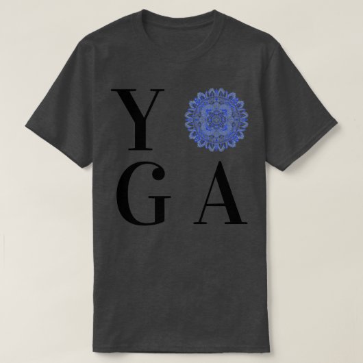 Yoga Mandala Design T-shirt (Design voorkant)