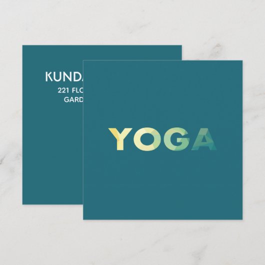 Yoga Mandala Kaart (Voorkant / Achterkant)