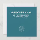 Yoga Mandala Kaart (Achterkant)