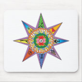 Yoga Mandala Mousepad Muismat (Voorkant)