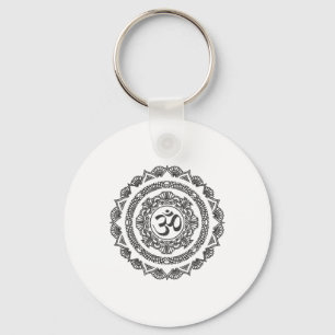 Yoga Mandala Om Symbool Boeddha Yogi Cadeau Sleutelhanger