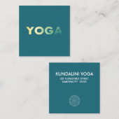 Yoga Mandala personal trainer yogi Visitekaartje (Voorkant / Achterkant)