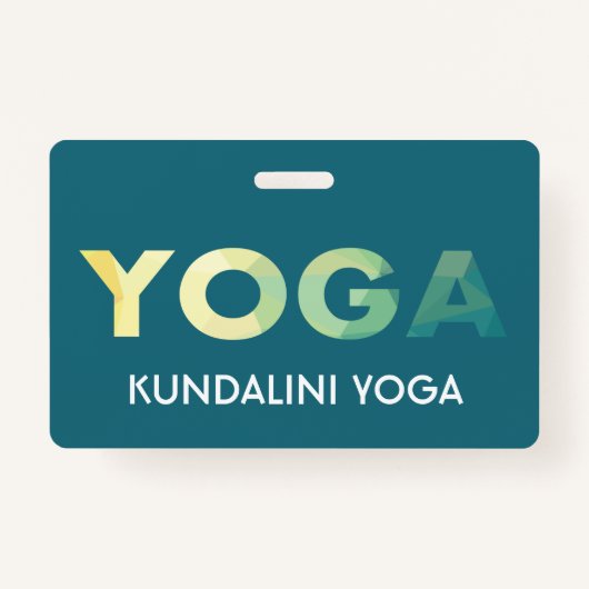 Yoga Mandala persoonlijke trainer Badge (Voorkant)