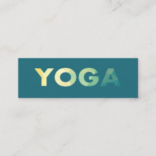 Yoga Mandala Persoonlijke trainer Mini Visitekaartje