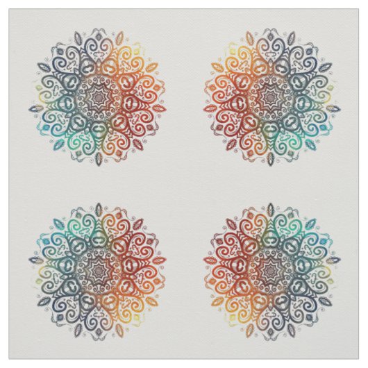 Yoga Mandala Stof (Swatch)