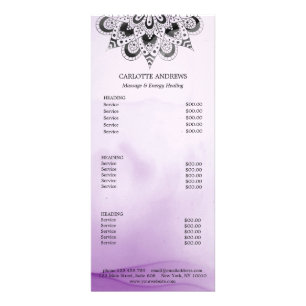 Yoga Mandala Sun Salon Price List Kaart