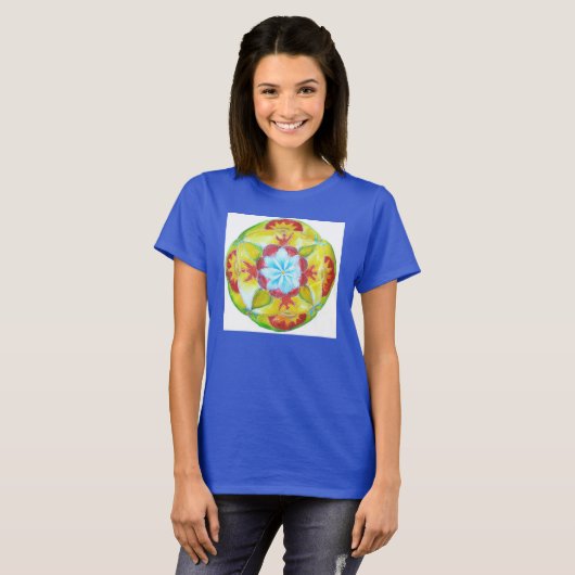Yoga Mandala T-Shirt (Voorkant volledig)