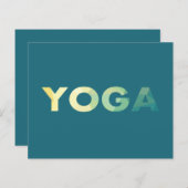 Yoga Mandala tekst (Voorkant / Achterkant)