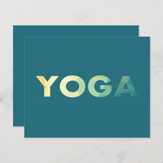 Yoga Mandala tekst (Voorkant / Achterkant)