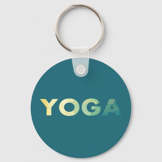 Yoga Mandala tekst Sleutelhanger (Voorkant)