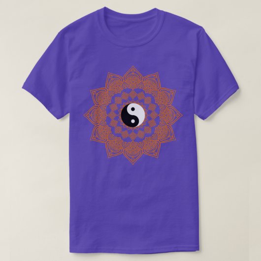 Yoga Mandala Yin Yang Gift T-shirt (Design voorkant)