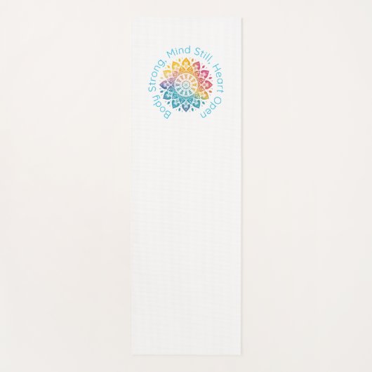 Yoga Mantra Mandala Design Mat (Voorkant)