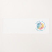 Yoga Mantra Mandala Design Mat (Voorkant (horizontaal))