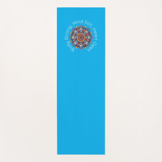 Yoga Mantra Mandala Design Mat (Voorkant)