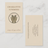 Yoga Massage Henna Hands Visitekaartje (Voorkant / Achterkant)