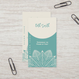 Yoga Master - Gepersonaliseerd training Visitekaartje