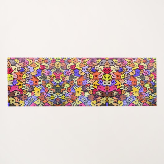 Yoga Mat 015 - KATTEN (Achterkant (horizontaal))