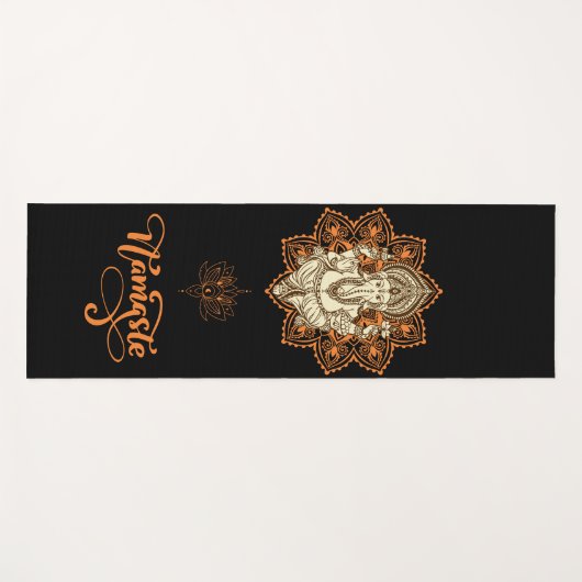 Yoga Mat ASANA, YOGA, Ganesha (Voorkant (horizontaal))