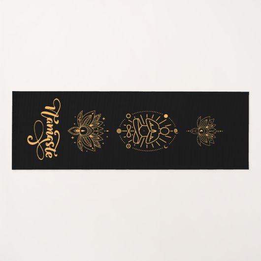Yoga Mat ASANA, YOGA, Ganesha Hand Towel (Voorkant (horizontaal))