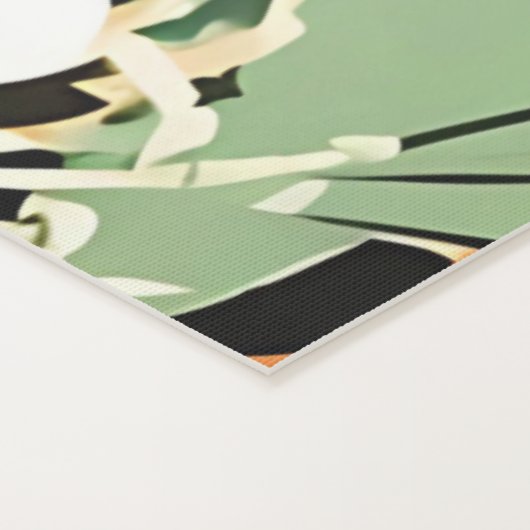 Yoga Mat Australische Bloemen ontwerp Eucalyptus (Detail)