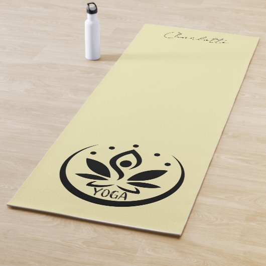 YOGA mat, bleek geel Yogamat (In situ)