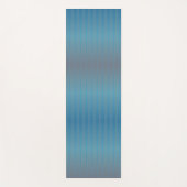Yoga Mat Blue Paars Grey Stripes (Voorkant)