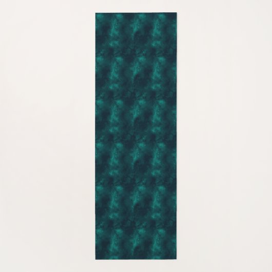 Yoga Mat - Blue Pattern (Achterkant)