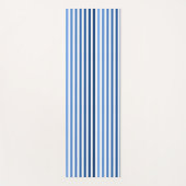 Yoga Mat - Blue Stripes (Voorkant)