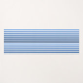Yoga Mat - Blue Stripes (Voorkant (horizontaal))