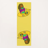 Yoga Mat Colorful Time for Coffee (Voorkant)