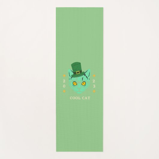 Yoga Mat Cool Cat (Voorkant)