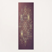 Yoga Mat: Deep Plum Gradient Design Yogamat (Voorkant)
