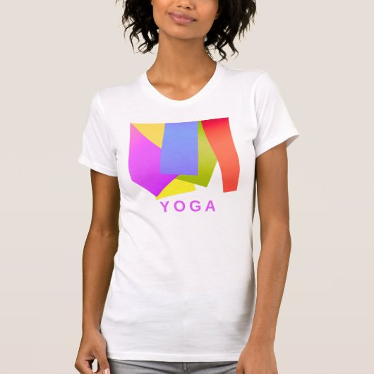 Yoga Mat Design T-shirt (Voorkant)