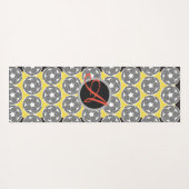 Yoga Mat DRAGONFLY CUSTOM MONOGRAM (Achterkant (horizontaal))