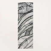 YOGA MAT feat. hand-drawn line art both sides (Achterkant)