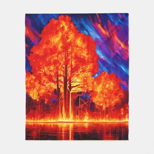 Yoga Mat Fleece Deken (Voorkant)