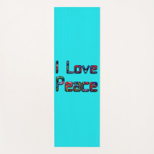 Yoga Mat for Peace Love and Unity (Voorkant)