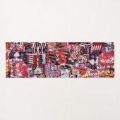 Yoga Mat – Fragmented Pulse (Achterkant (horizontaal))