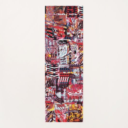 Yoga Mat – Fragmented Pulse (Voorkant)