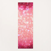 Yoga Mat - Glitterende Harten (Voorkant)