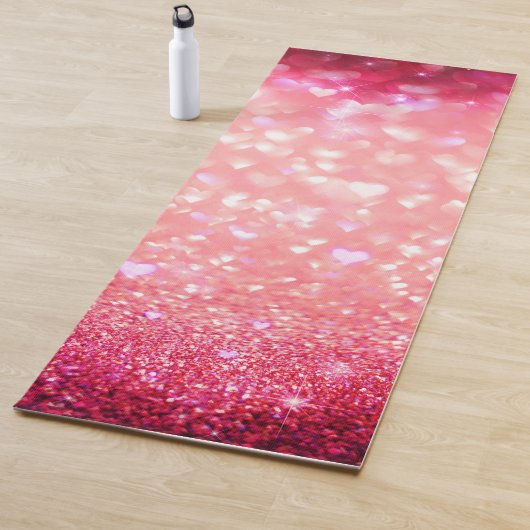 Yoga Mat - Glitterende Harten (In situ)
