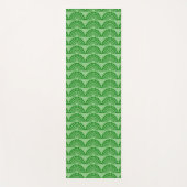 Yoga Mat - Green Fan Shape Tiled (Voorkant)
