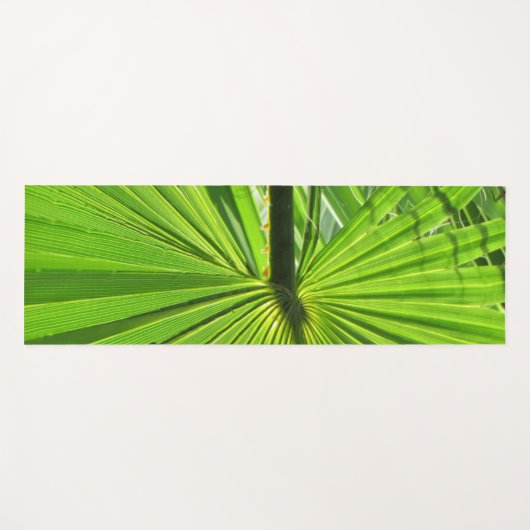 Yoga Mat - Green Palm Leaf (Voorkant (horizontaal))
